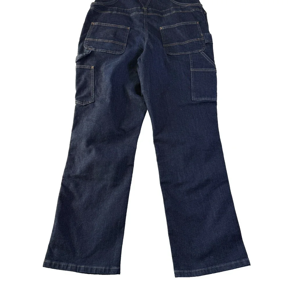 Carhartt Rugged Flex Double Knee Bib Overalls Womens Large 14/16 Reg 104044 464 - Picture 12 of 16